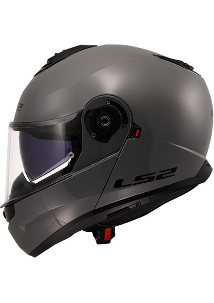 Ls2 Strobe 2 Çeneden Açılır Kask (Nardo Gri)