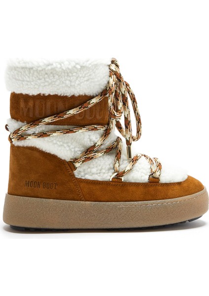 Moon Boot Kadın Kar Botu 24500500-001 Moon Boot Ltrack Shearling Whisky/off White