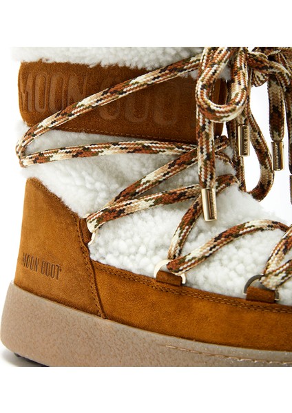 Moon Boot Kadın Kar Botu 24500500-001 Moon Boot Ltrack Shearling Whisky/off White