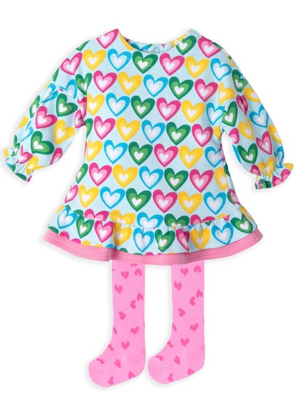 Agatha Ruiz de la Prada Renkli Kalp Desenli Elbise