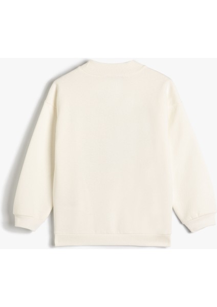 Minnie Mouse ve Mickey Mouse Sweatshirt Lisanslı Uzun Kollu Bisiklet Yaka Şardonlu fiyatları