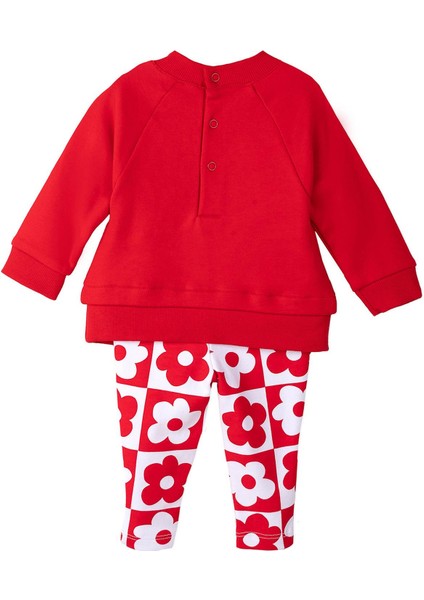 Agatha Ruiz De La Prada Kırmızı 2li Bluz - Pantolon Set