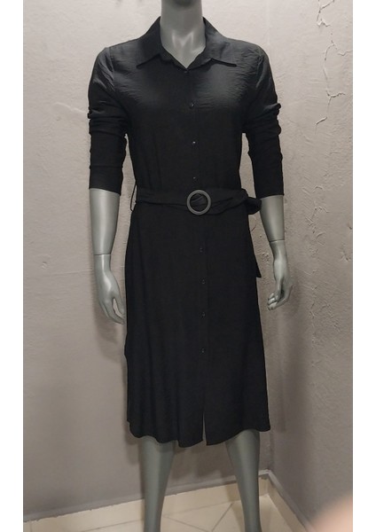 Kadın Kuşaklı Tunik Elbise