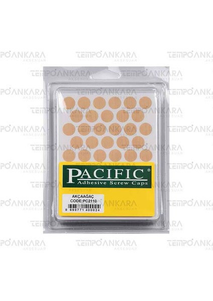 Pacific Yapışkanlı Tapa Akçaağaç (14MM)
