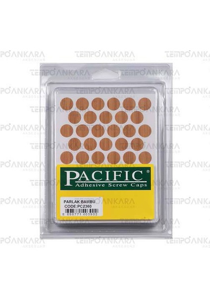 Pacific Yapışkanlı Tapa Parlak Bambu (14MM)