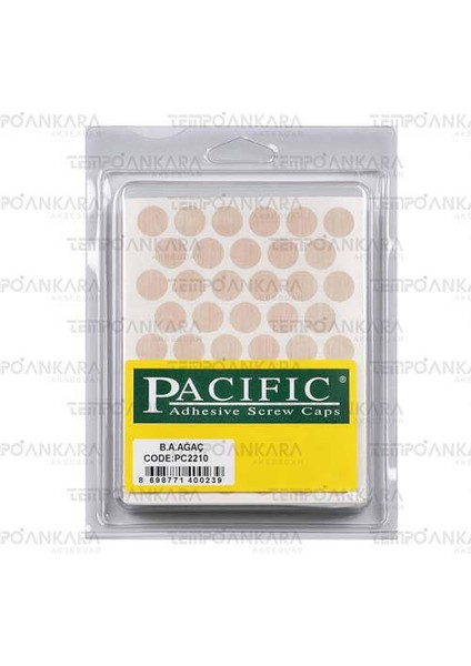 Pacific Yapışkanlı Tapa Beyaz Akçaağaç (14MM)