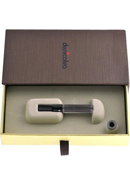 25010 Karbon Filtreli 6-9mm Lüks Slim Ağızlık Titanium
