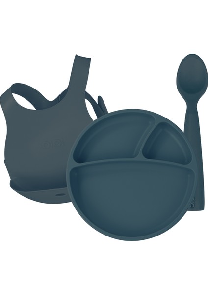 3lü Beslenme Seti Deep Blue