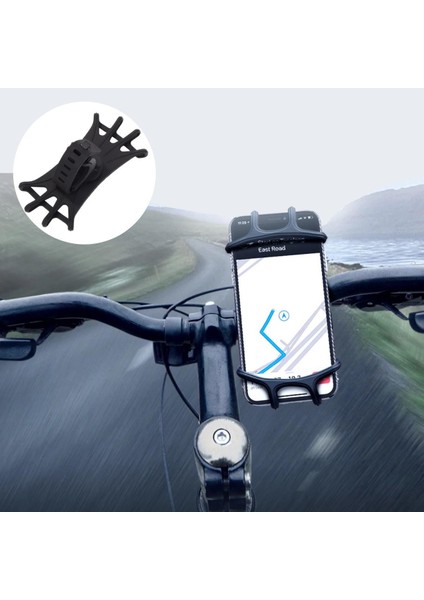 Ayarlanabilir Bebek Arabası Telefon Tutucu- Bisiklet Motosiklet Telefon Tutucu Silikon Aparat (Lisinya) fiyatları