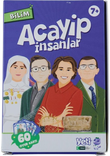 Acayip Insanlar Kart Oyunu - Bilim Insanları