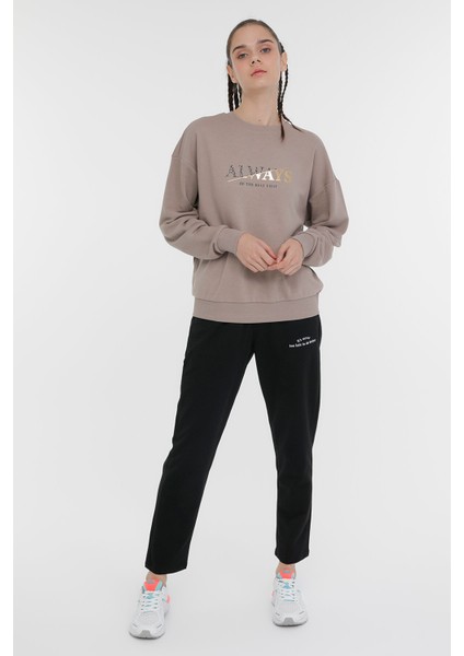 Wl Della 16GD22 3pr Vizon Kadın Sweatshirt