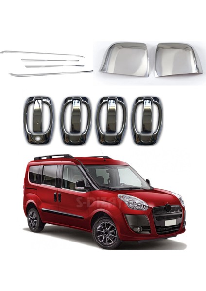 Doblo Krom Set 2010-2022 Arası UYUMLU14 Parça