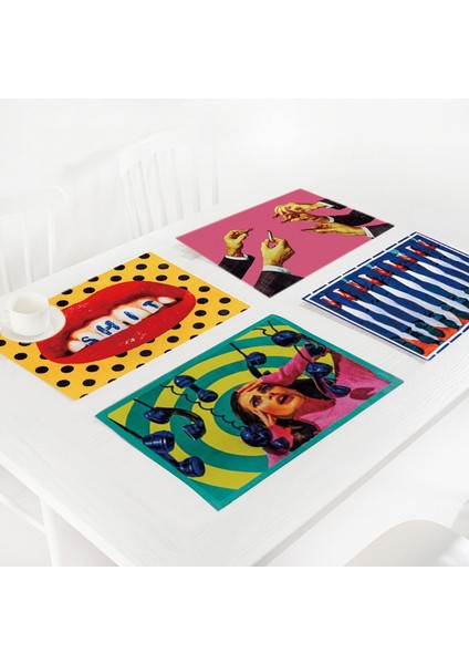 14 32X42CM 32X42CM Italya Tarzı Keten Yemek Masası Mat Isıya Dayanıklı Placemat Masa Içecek Için Bardak Altlığı Ev Dekor Mutfak Aksesuarları (Yurt Dışından)