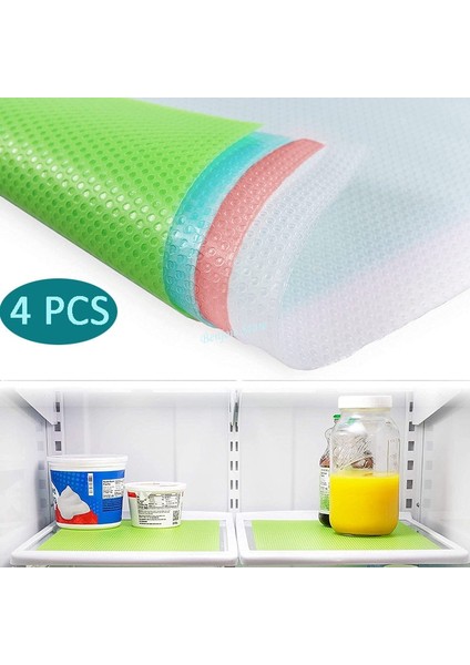 Siyah 3 Adet 45X29 cm Buzdolabı Pedi Yıkanabilir Buzdolabı Paspasları Gömlekleri Su Geçirmez Buzdolabı Pedleri Mat Kesilebilir Raflar Çekmece Masa Paspasları Buzdolabı Astarı (Yurt Dışından)