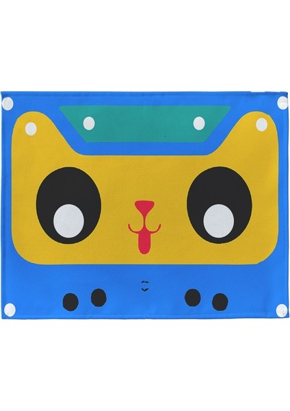 11 42X32 cm Müzik Bandı Placemat Dikdörtgen Dayanıklı Kanvas Yıkanabilir Yemek Masası Mat Kaymaz Mutfak Tabak Mat Kase Coaster Dekor (Yurt Dışından)