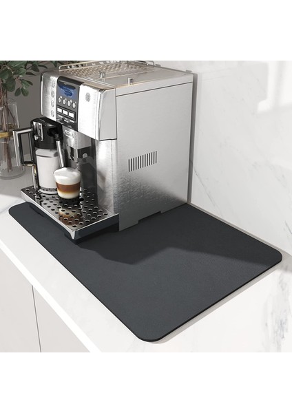 Eden Garden 20X30CM Süper Drenaj Pedi Sofra Mat Büyük Mutfak Emici Antiskid Drenaj Mat Kahve Bulaşık Kurutma Mat Hızlı Evcil Hayvan Besleme Mat (Yurt Dışından)