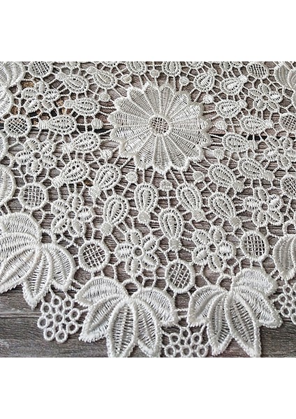 Beyaz Yuvarlak 25CM Yeni Dantel Yuvarlak Beyaz Nakış Masa Yer Mat Yemek Pedi Kumaş Içecek Placemat Bardak Kupa Akşam Yemeği Çay Altlığı Cam Bardak Altlığı Peçete Mutfak (Yurt Dışından)