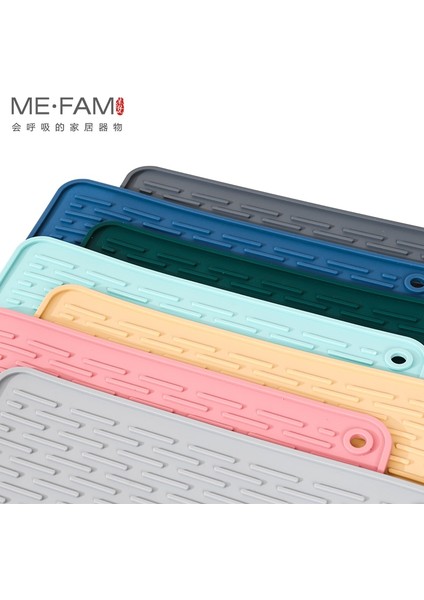 Açık Gri XL-45X40CM Silikon Kurutma Mat Bulaşık Kase Bardak Kaymaz Anti Sıcak Ped Trivet Potholder Mat Kaşık Istirahat Boşaltma Coaster Mutfak Tezgahı Placema (Yurt Dışından) indirimleri