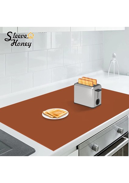 Pembe 70X50 cm Silikon Mat Büyük Placemat Vinil Masa Mat Isıya Dayanıklı Kaymaz Mutfak Piknik Yemek Tabağı Mat Tezgah Koruyucu Esd Ped (Yurt Dışından)