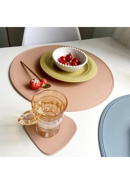 Siyah L 38CM Pu Deri Yağa Dayanıklı Kaymaz Mutfak Placemat Aksesuarları Coaster Sofra Pad Kupa Yemek Masası Mat Peçete Ev 51107 (Yurt Dışından) indirimleri