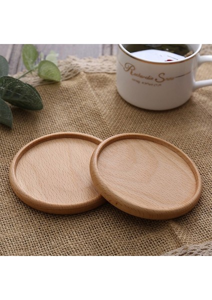 Type1 Yuvarlak S 1 Pc Ahşap Bardak Çay Kahve Fincan Altlığı Placemats Dekor Ceviz Ahşap Bardak Dayanıklı Isıya Dayanıklı Yuvarlak Kase Çaydanlık Mat (Yurt Dışından)