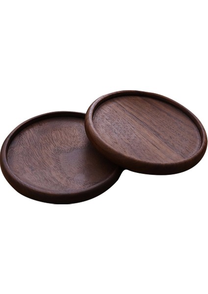 Type1 Yuvarlak S 1 Pc Ahşap Bardak Çay Kahve Fincan Altlığı Placemats Dekor Ceviz Ahşap Bardak Dayanıklı Isıya Dayanıklı Yuvarlak Kase Çaydanlık Mat (Yurt Dışından)