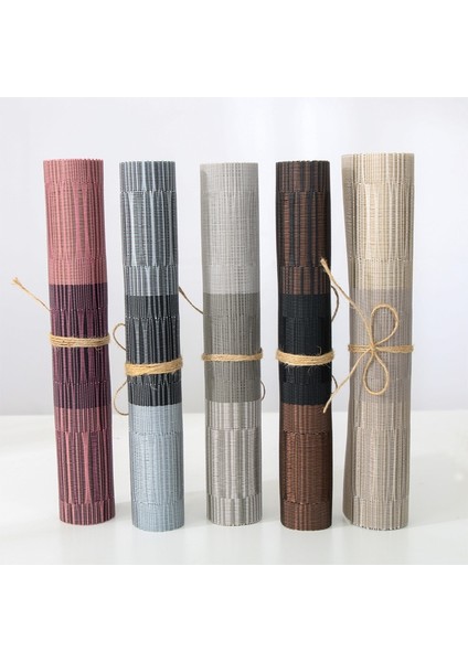 HG-CD032-02 4 Adet 4/6 Adet Masa Mat Seti Kaymaz Kase Ped Bardak Altlığı Takımı Yıkanabilir Pvc Yemek Masası Placemats Modern Ev Dekorasyon Aksesuarları (Yurt Dışından) modelleri