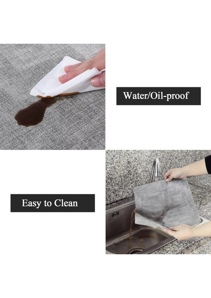 Koyu Gri 2 Adet Homaxy Mutfak Emici Mat Isıya Dayanıklı Placemat Kahve Fincanları Keçe Coaster Bireysel Şömine Masa Eşyası Mat Ev Bahçe (Yurt Dışından)