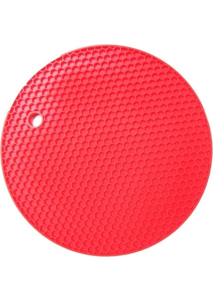 H 14.5cm 18/14CM Yuvarlak Silikon Masa Mat Ekstra Kalın Placemat Açık Kutular Petek Sıcak Ped Kahve Fincanı Altlığı Yaratıcı Mutfak Pot Tutucu (Yurt Dışından)