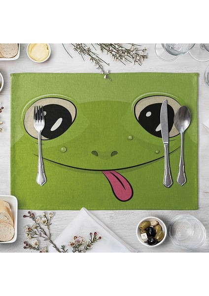 Stil 7 42X32 cm Hayvan Pamuk Keten Masa Mat Karikatür Domuz Ayı Tilki Kurbağa Desen Placemats Çocuklar Çocuklar Için Mutfak Yemek Yer Paspasları (Yurt Dışından) indirimleri