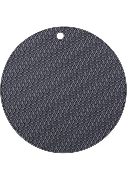 Gri Yuvarlak Mat 1 Adet 1 Adet Silikon Petek Servis Altlığı Silikon Isıya Dayanıklı Masa Mat Yuvarlak ve Kare Coaster Kaymaz Mutfak Tencere Kase Mat (Yurt Dışından)