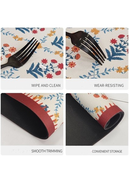 CJ06-5 S 20X30CM Kahve Tasarım Bulaşık Kurutma Mat Süper Emici Mutfak Tezgahı Drenaj Pedleri Sofra Fincan Şişe Lavabo Su Geçirmez Kaymaz Paspaslar (Yurt Dışından)