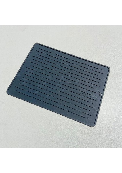 Siyah S S/m/l Yeni Drenaj Mat Mutfak Silikon Bulaşık Damlalıklı Tepsi Büyük Lavabo Kurutma Tezgahı Organizatör Kurutma Paspasları Yemekleri Sofra (Yurt Dışından)