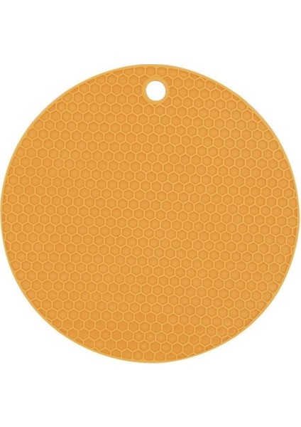 Wok Standı 1 17.5 X17.5CM 18/14CM Yuvarlak Silikon Masa Mat Ekstra Kalın Placemat Açık Kutular Petek Sıcak Ped Kahve Fincanı Altlığı Yaratıcı Mutfak Pot Tutucu (Yurt Dışından)