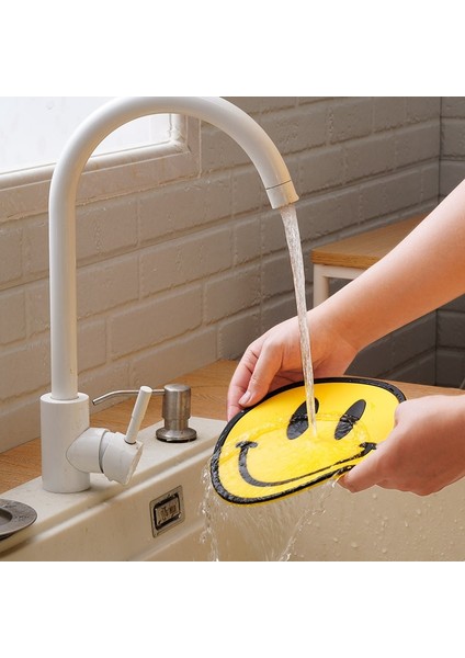 Sarı 9.9 cm Masa Pot Paspaslar Kase Mat Bardak Isı Direnci Placemat Kaymaz Gülümseme Pedleri Yellowtable Dekorasyon Mutfak Aksesuarları (Yurt Dışından) indirimleri