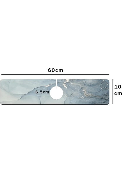 F 10X38 cm Klasik Lavabo Musluk Tahliye Pedi Masa Mat Tuvalet Diatom Çamur Emici Ped Kaymaz Anti-Küf Mat Mutfak Tezgahı Için Cocina (Yurt Dışından) fırsatları