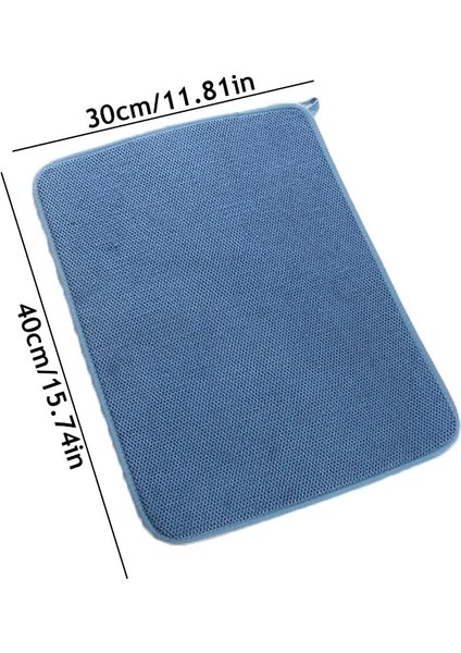 Pembe 30X40CM 30X40CM Bulaşık Kurutma Mat Kabinde Kurutma Paspasları Mikrofiber Emici Masa Placemat Kaymaz Isıya Dayanıklı Drenaj Kurutma Pedi (Yurt Dışından) fırsatları