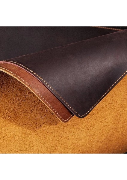 Kahverengi 30X60 cm Çift Taraflı Fare Altlığı Pu Deri Mousepad Halı Fare Mat Anti-Kirli Mouse Pad Ofis Bilgisayar Dizüstü Masa Pedi Büyük Sıcak (Yurt Dışından) indirimleri