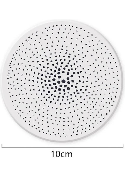 05 Yuvarlak 10X10X0.8 cm Isı Yalıtım Çay Fincanları Coaster Mutfak Aksesuarları Masa Mat Diyatomlu Toprak Emici Coaster Yemek Masası Placemat (Yurt Dışından)