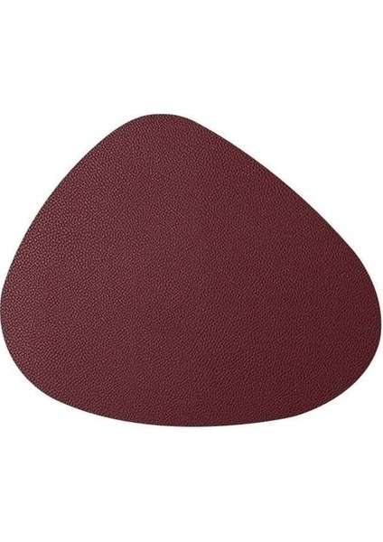 Kırmızı Şarap 36.8CMX45CM Deri Batı Servis Altlığı Sofra Takımı Yağ Suya Dayanıklı Isı Yalıtımı Kaymaz Tablemat Coaster Mutfak Için Yıkanabilir Bardak (Yurt Dışından)