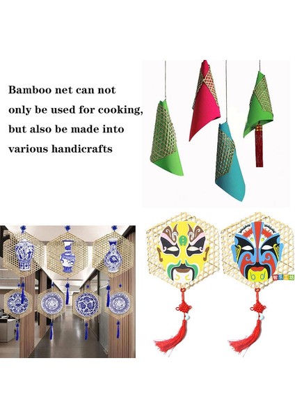 12 Delik 3 Adet 3 Adet Altıgen Bambu Dokuma Bambu Net Yemek Mat Bambu Buharda Pişirme Mat Anaokulu Manuel Dıy Kolye Ekran Noel Dekorasyon (Yurt Dışından)