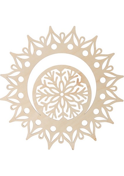 WD0116 10CM 1 Adet Çakra Hayat Çiçeği Doğal Sembol 18 Çeşit Ahşap Yuvarlak Kenar Daire Oyma Coaster Taş Kristal Seti Dıy Dekor (Yurt Dışından)