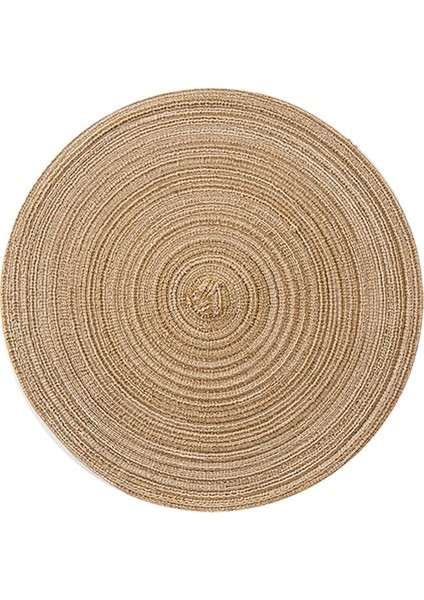 D M 18 cm Yuvarlak Dokuma Iskandinav Tarzı Kaymaz Placemat Coaster Yalıtım Dolgu Fincan Masa Mat Ev Dekor Peçete Mutfak Aksesuarları (Yurt Dışından)