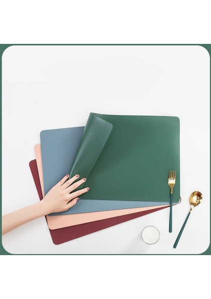 Bej 4 Takım 4/6/8/10 Suni Deri Placemats Seti Isıya Dayanıklı Kolay Temizlenebilir Kaymaz Dikdörtgen Mat Mutfak Yemek Masası Süslemeleri Için (Yurt Dışından) indirimleri