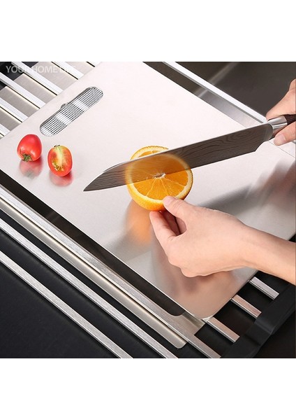 B Roll Up Gri L43XW48CM Yeni Tasarım Mutfak Bulaşık Drenaj Rafı 304 Paslanmaz Çelik Lavabo Rafı Yalıtım Pedi Kase Rafı Katlanabilir Bulaşık Damlalıklı Lavabo Üzeri Raf (Yurt Dışından) fırsatları