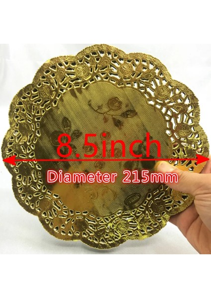5.5 Altın 20 Adet 20 Adet 3.5,4.5,5.5,6.5,7.5,8.5 Inç Yuvarlak Altın Gümüş Dantel Bardak Altlığı Peçete Parti Dekoratif Sofra Placemats Kağıt Paspaslar Masa Dekorasyon (Yurt Dışından) indirimleri