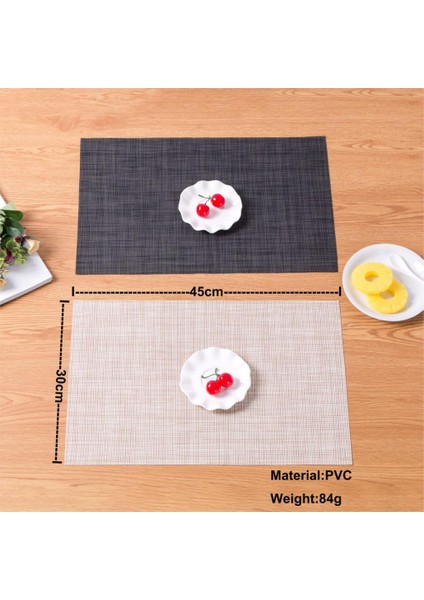 Yeşil 30X45CM Için Bardak Altlıkları Masa Servis Altlığı Dikdörtgen Pvc Güveç Tutucusu Için Dekoratif Servis Altlıkları Ped Deli Kurutma Paspasları Bireysel Bardak Altlığı (Yurt Dışından) fırsatları