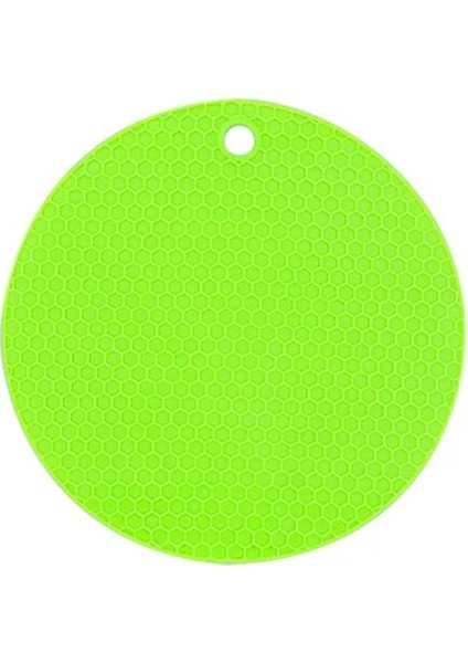Wok Standı 5 14.5X14.5 cm 18/14CM Yuvarlak Silikon Masa Mat Ekstra Kalın Placemat Açık Kutular Petek Sıcak Ped Kahve Fincanı Altlığı Yaratıcı Mutfak Pot Tutucu (Yurt Dışından)