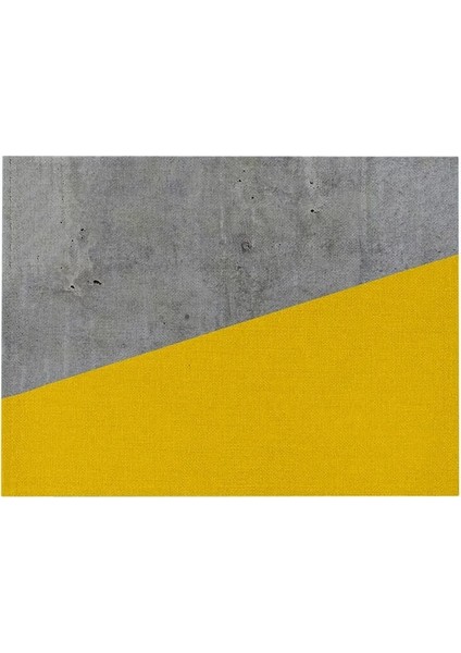 LM3136 32X42CM-KETEN Sarı Pamuk Keten Placemat Masa Geometrik Ananas Meyve Yemek Masası Mat Yemek Kasesi Coaster Pad Ev Dekor 32X42CM (Yurt Dışından)