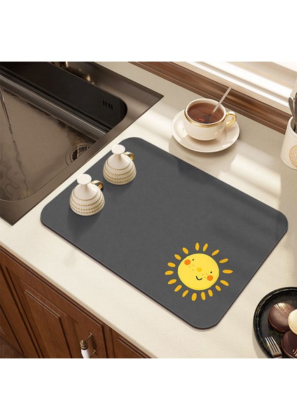 Desen I Xl 40X60 cm Iskandinav Emici Kahve Paspasları Düz Renk Sofra Mat Mutfak Bulaşık Kurutma Pedi Şişe Yemek Takımı Placemat Zemin Halı Çabuk Kuruyan (Yurt Dışından)